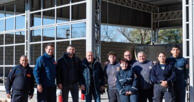 Avanza la construcción del nuevo destacamento de Bomberos en Francisco Álvarez